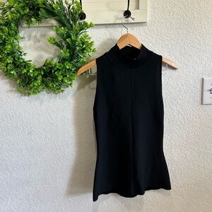 Witchery Black Lace Open Back  Tunic Top Sz Small